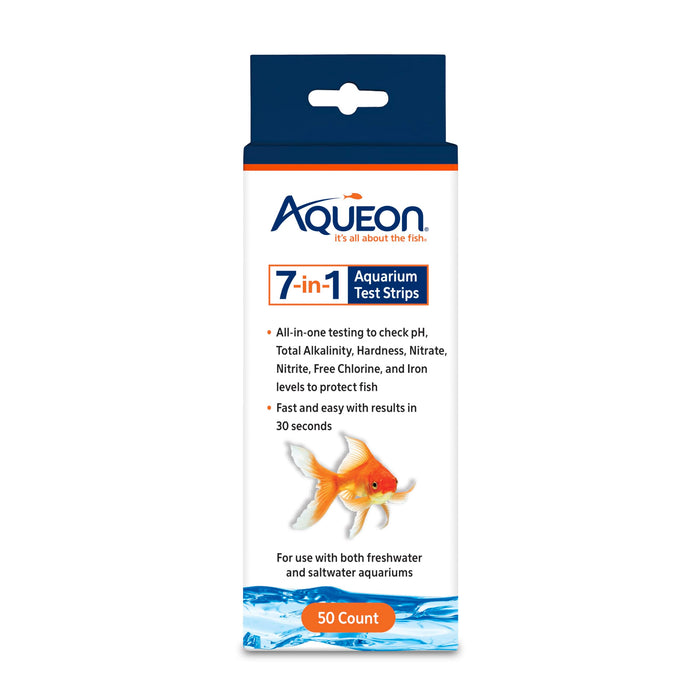 AQUEON 7 IN 1 AQUARIUM TEST STRIPS