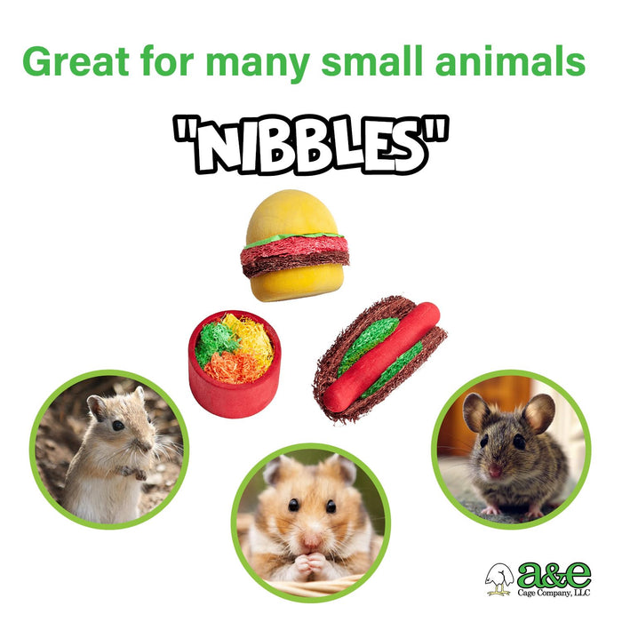 NIBBLES WOOD LOOFAH SUMMER COOKOUT CHEW TOY
