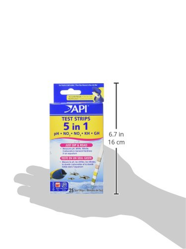 API 5 IN 1 AQUARIUM TEST STRIPS