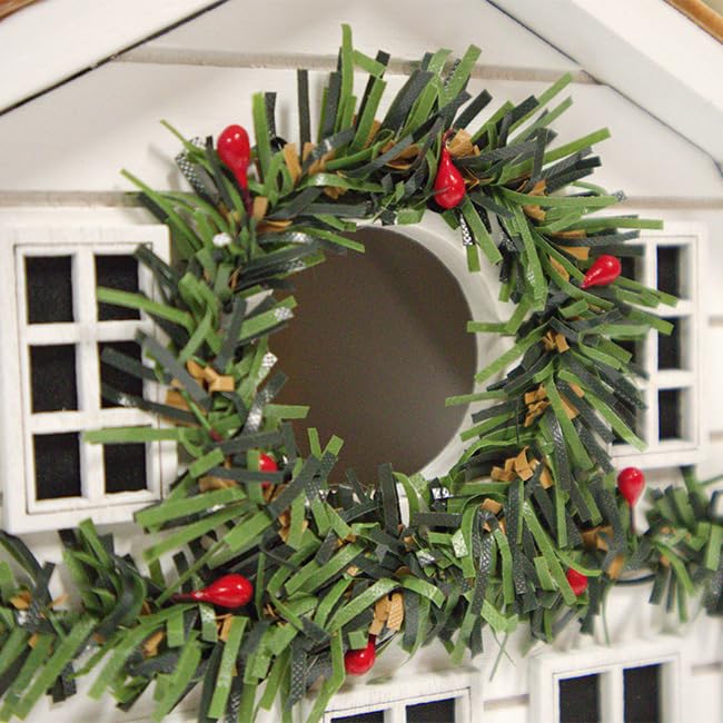 Holly Cottage Birdhouse - White