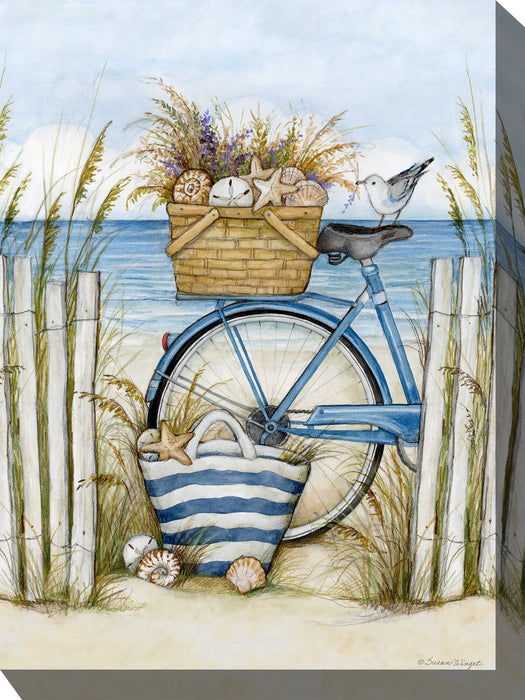 BEACH BIKE by West of the Wind | Waterproof Outdoor Wall Art