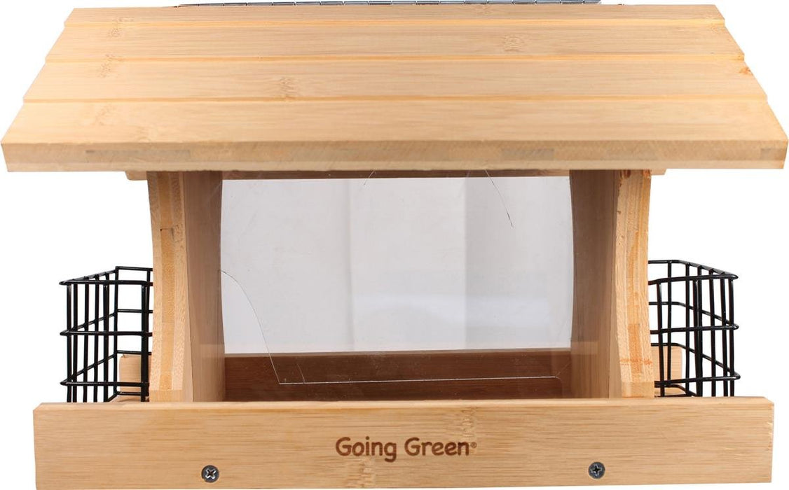 AUDUBON PREMIUM BAMBOO RANCH FEEDER W/SUET CAGES