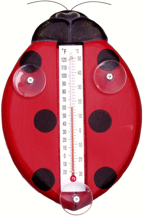 Bobbo from Songbird Essentials Ladybug Small Window Thermometer