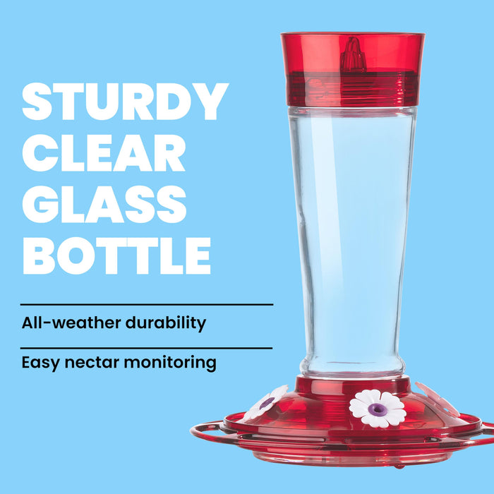 Classic Brands Ruby HumBird Feeder 10 oz