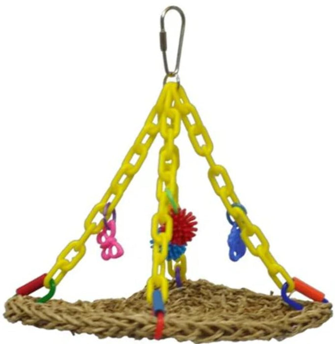 HAPPY BEAKS HANGING VINE MAT BIRD TOY
