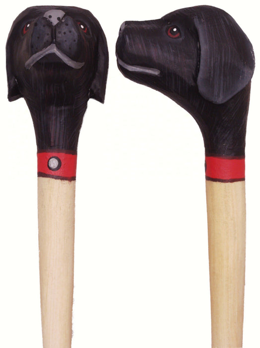 Bobbo from Songbird Essentials Black Lab Head Salad Server Set