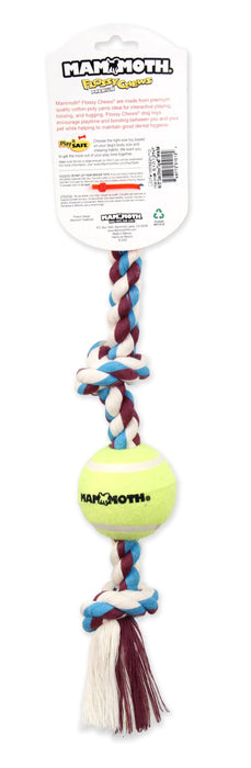 MAMMOTH KNOT TUG W/TENNIS BALL