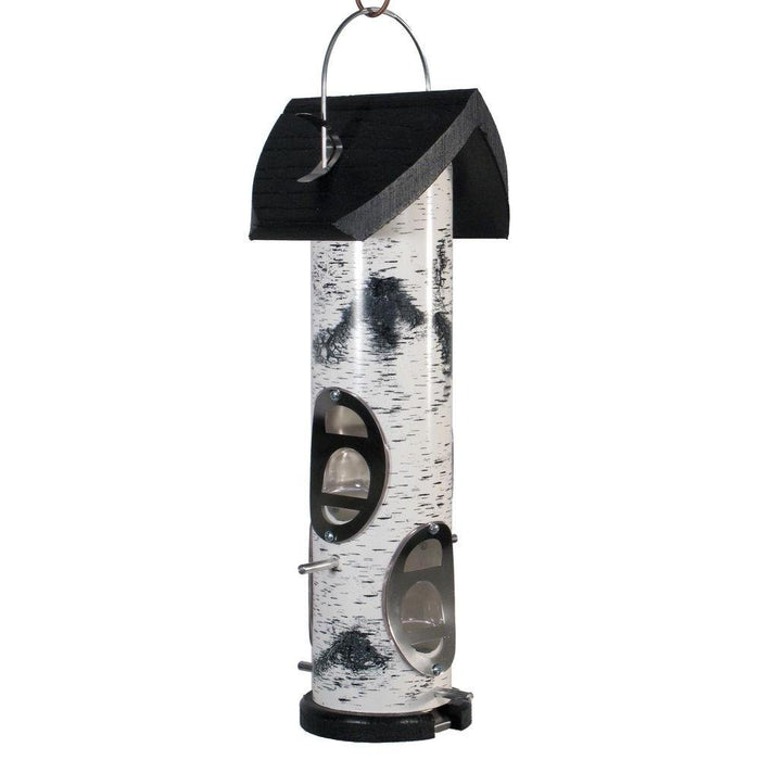 Woodlink Heavy-Duty Birch Log Tube  Feeder