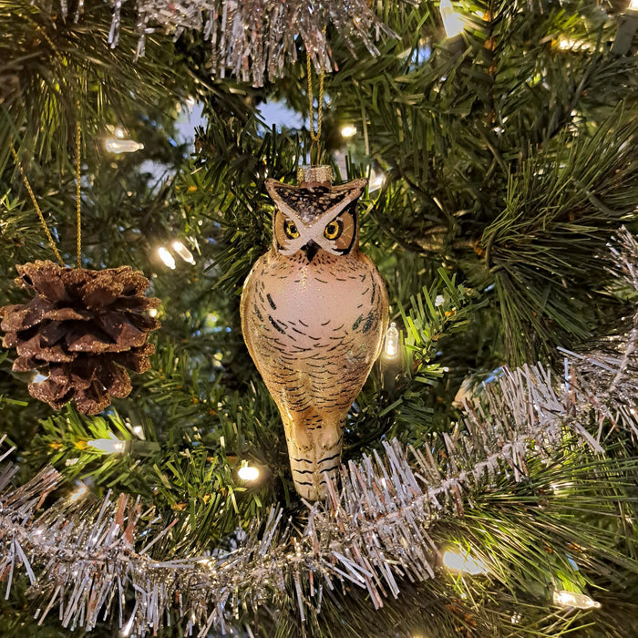 Cobane Studio  Great Horned Owl Ornament