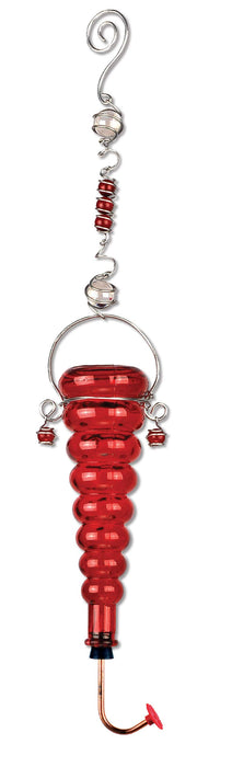 Sunset Vista Designs  Garden Rainbows Hummingbird Feeder with Red Bottle