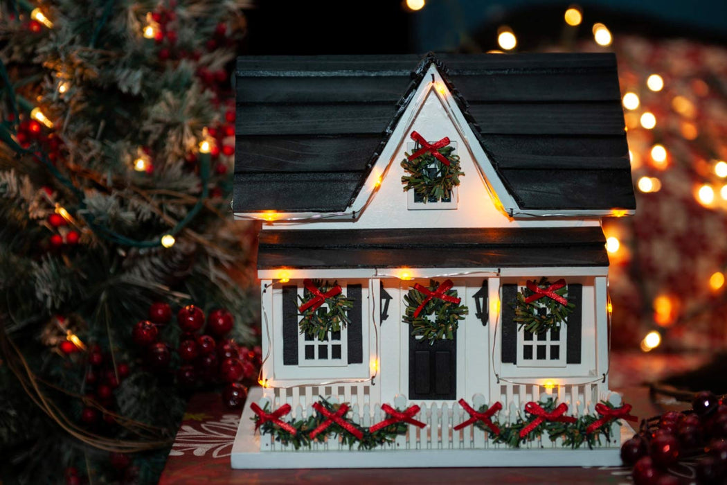 Home Bazaar Holiday House w/LED Lights