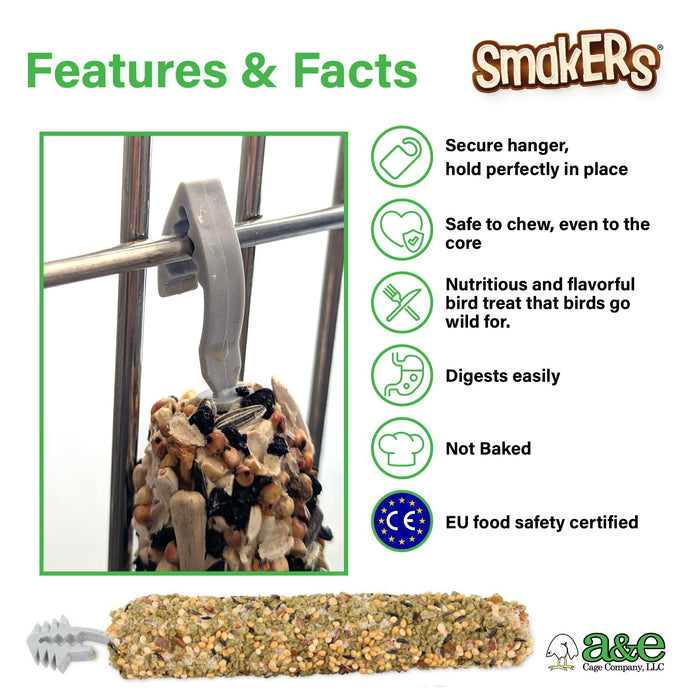 SMAKERS TREAT STICK PARAKEET