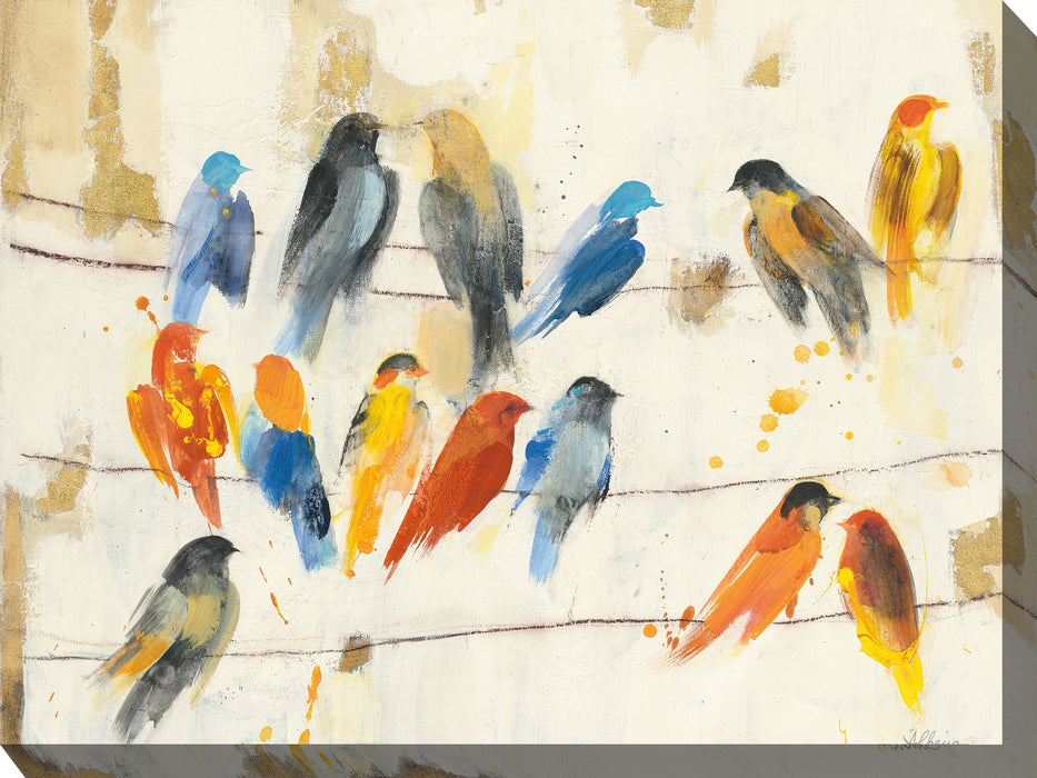 CHITTER CHATTER by West of the Wind | Waterproof Outdoor Wall Art