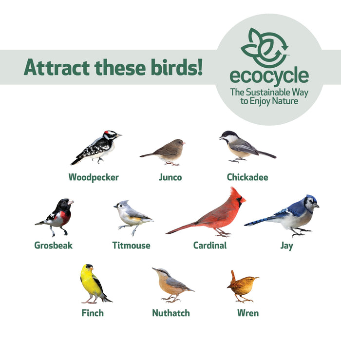 ECOCYCLE TASTY TIDBIT BIRD FEEDER