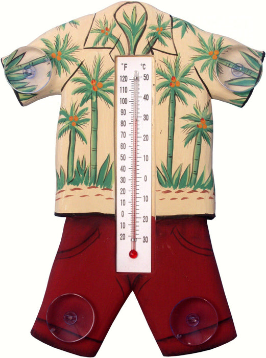 Bobbo from Songbird Essentials Hawaiian Shirt Small Window Thermometer