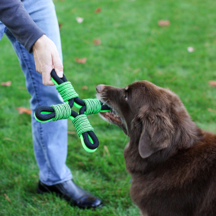 JOLLY PETS KNOT N CHEW TIK TAK TUGZZ X