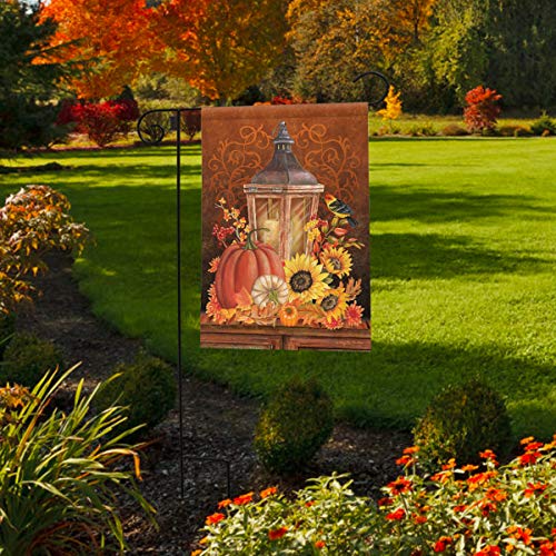 Fall Lantern Garden Flag