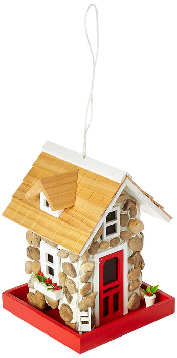 Fieldstone Guest Cottage Birdfeeder - Stone