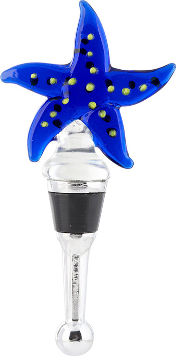 LS Arts Glass Starfish Bottle Stopper