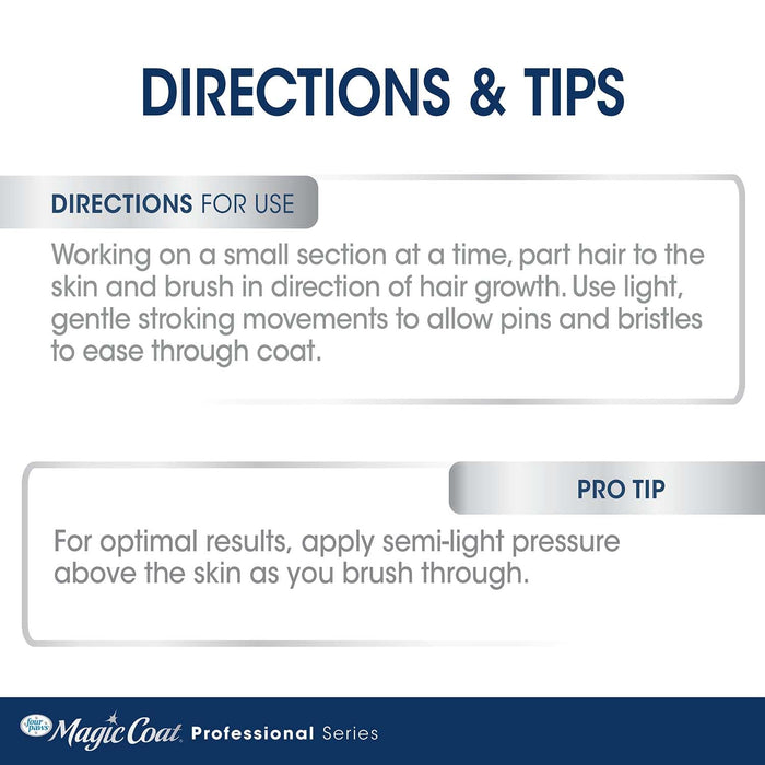 MAGIC COAT PROF SELF-CLEANING SLICKER BRUSH