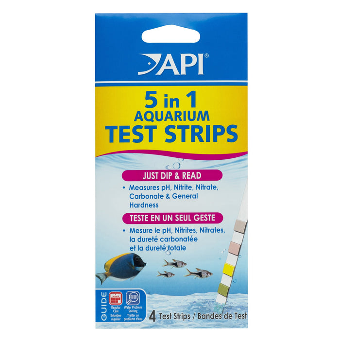 API 5 IN 1 AQUARIUM TEST STRIPS