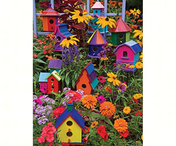Cobble Hill Bird Houses 275 pcs Easy Handling