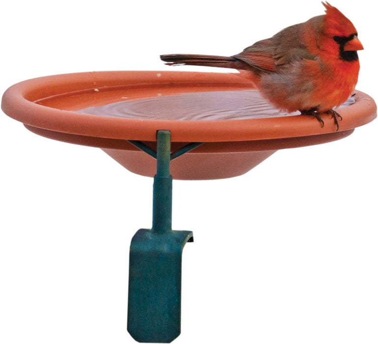 AUDUBON DECK MOUNT BIRDBATH