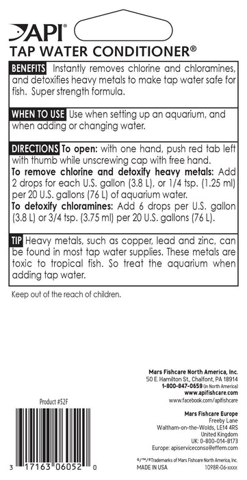 API TAP WATER CONDITIONER