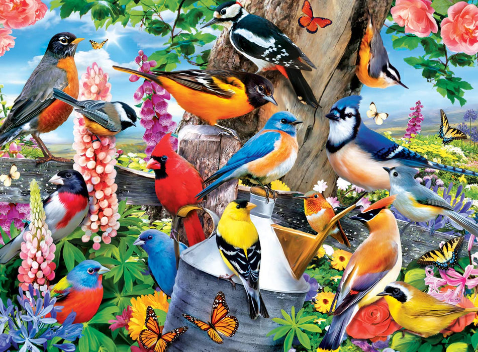 MasterPieces Puzzles Audubon Spring Gathering Puzzle 100pc