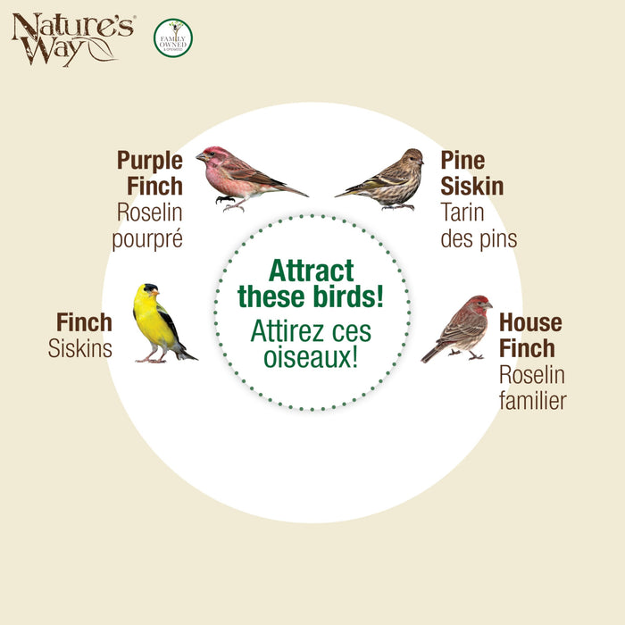 SUNGLOW METAL MESH THISTLE BIRD FEEDER