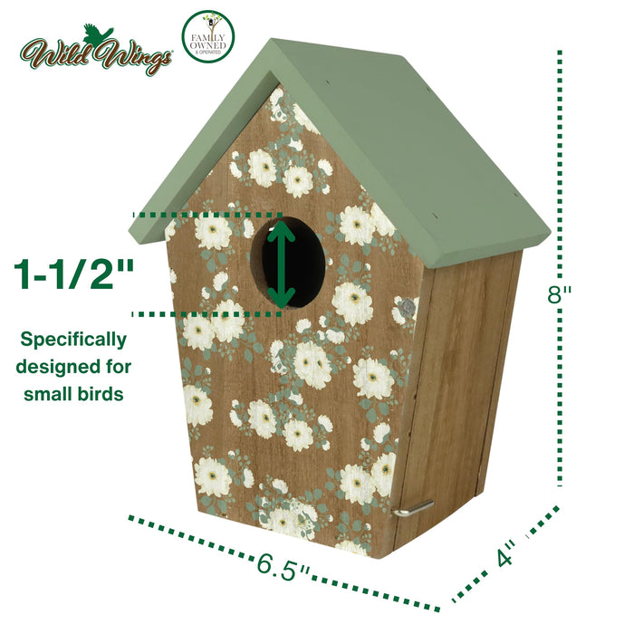 DECORATIVE BLUEBIRD HOUSE - VERDANT PETALS