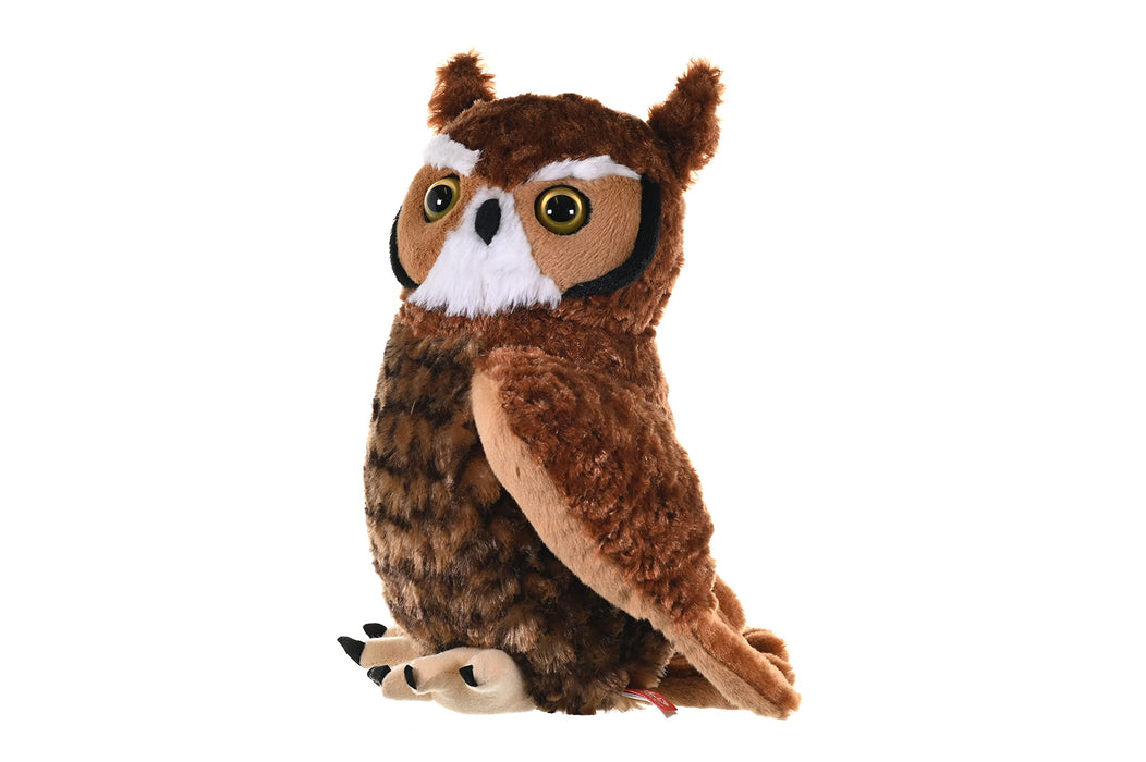 Plush Great Horned Owl 12 inch