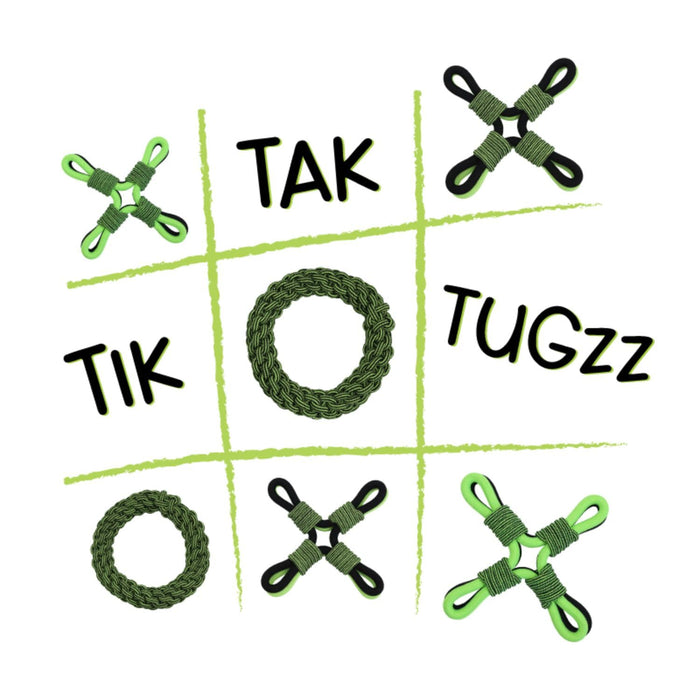 JOLLY PETS KNOT N CHEW TIK TAK TUGZZ X