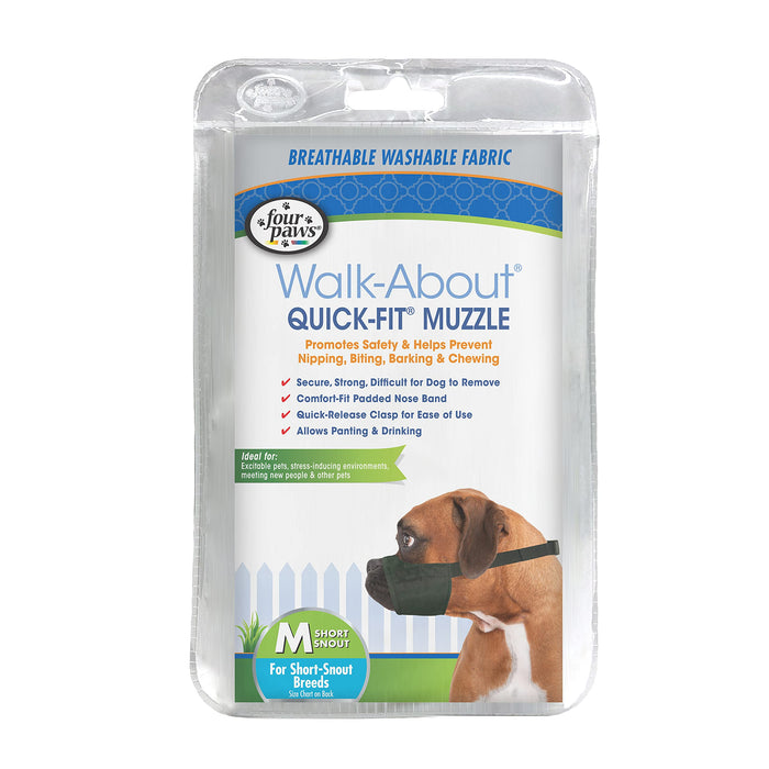 FOUR PAWS WALK ABOUT QUICK FIT DOG MUZZLE