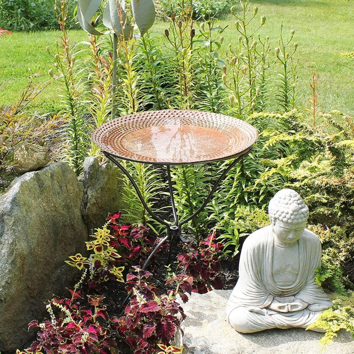 Achla Designs 24" Hammered Copper Birdbath
