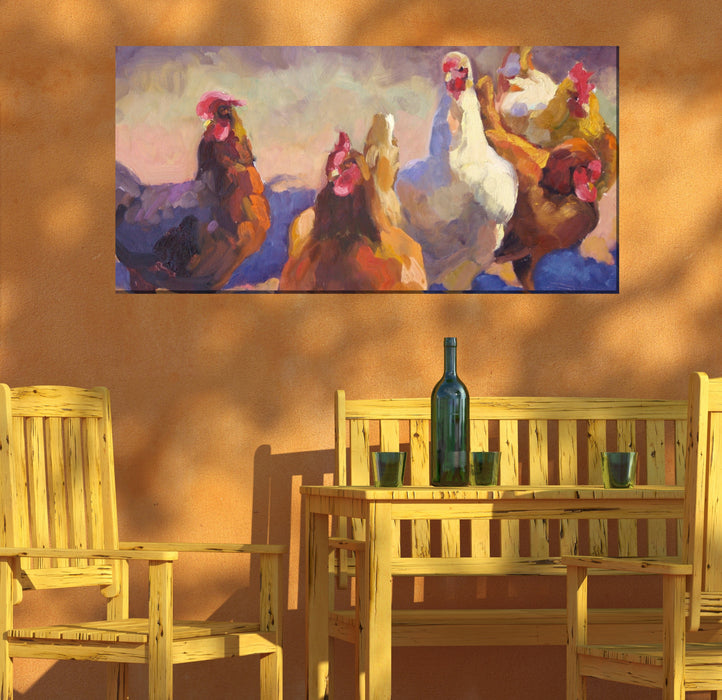 EARLY BIRD SPECIAL by West of the Wind | Waterproof Outdoor Wall Art
