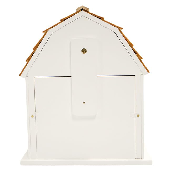 Holly Cottage Birdhouse - White