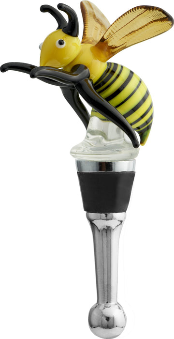 LS Arts Glass Bee Bottle Stopper