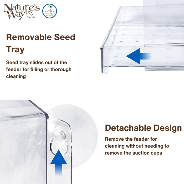 CLEAR VIEW WINDOW FEEDER