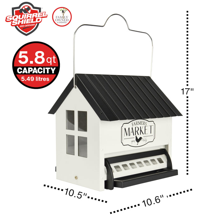 SQUIRREL SHIELD HOPPER FEEDER