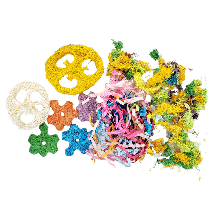 NIBBLES CRINKLE LOOFAH DELIGHT TOY