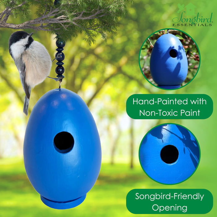 Bobbo from Songbird Essentials Blue Egg Bird House