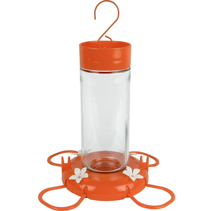 ORANGE BLOSSOM GLASS ORIOLE FEEDER