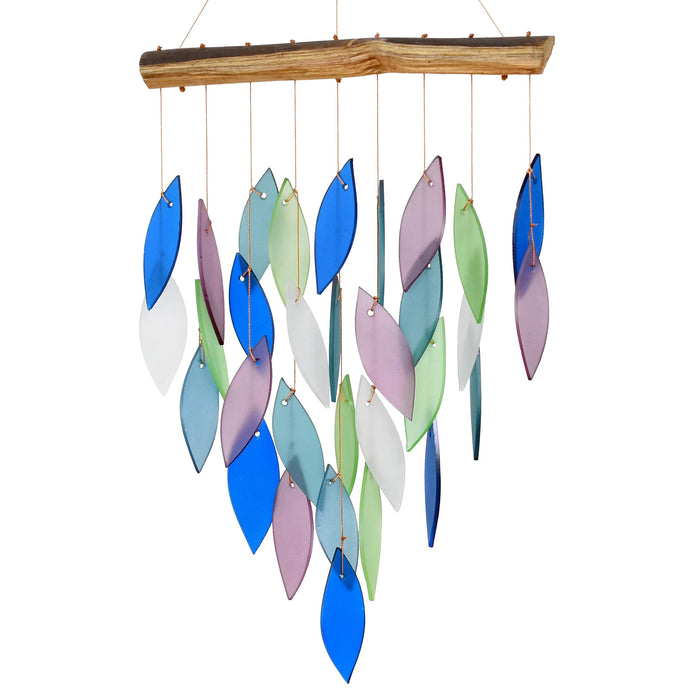 Gift Essentials Blue Handworks Line - Mountain Ridge Waterfall Glass Chime