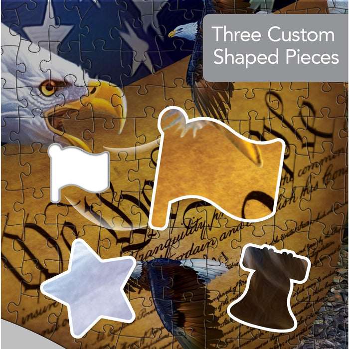 MasterPieces Puzzles Contours Shaped Majestic Flight 1000 Piece Puzzle