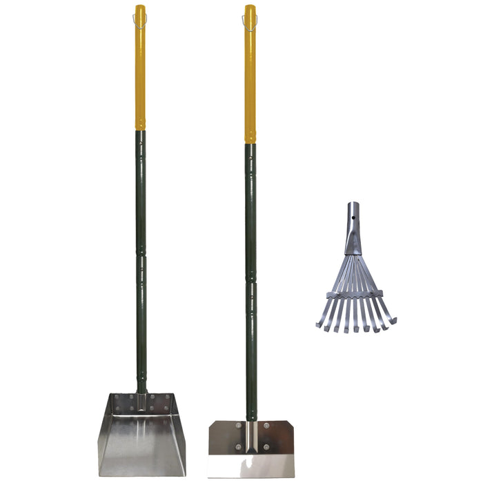 WEE-WEE ALL-IN-ONE RAKE SPADE AND PAN SET