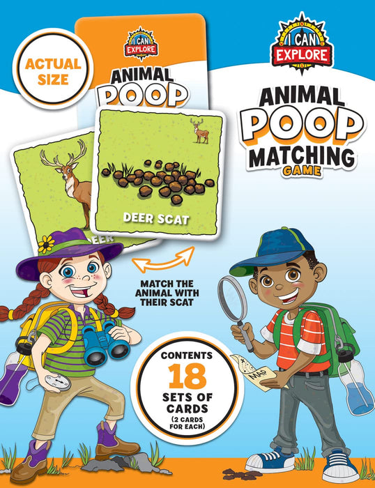MasterPieces Puzzles I Can Explore Animal Poop Matching Game
