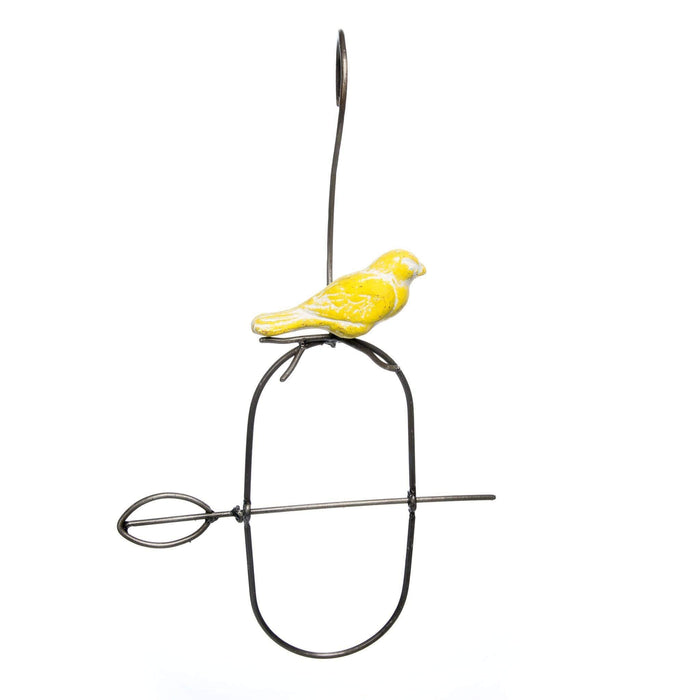 Fruit Spear / Ceramic Bird