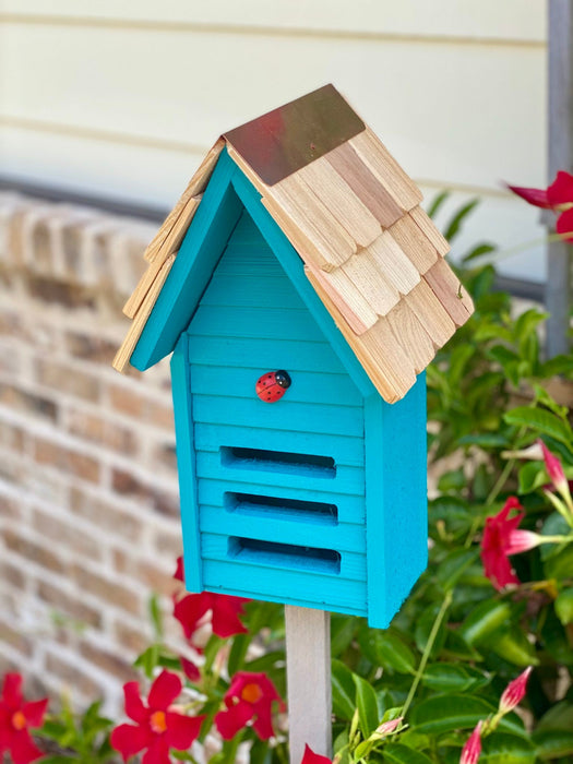 Heartwood Lady Bug Loft Bug House - Teal