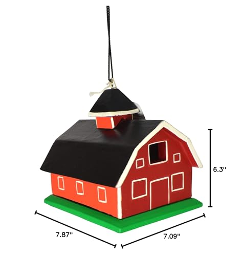 Bobbo from Songbird Essentials Red Barn Bird House